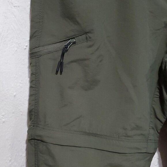 American Outback Hiking Lightweight Convertible Pants/Shorts in Green Size M - Picture 4 of 16